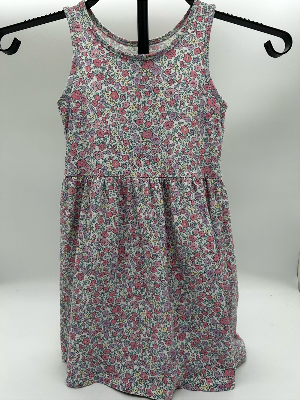 H&M Pink Floral Tank Dress for Girls Size 5T/6